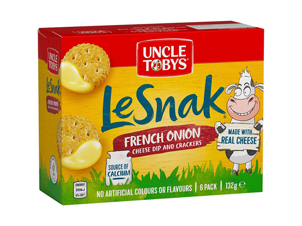 Uncle Tobys Le Snack French Onion 6 Pack
