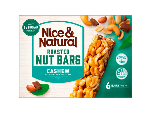 Nice & Natural Nut Bar Cashew 6 Pack