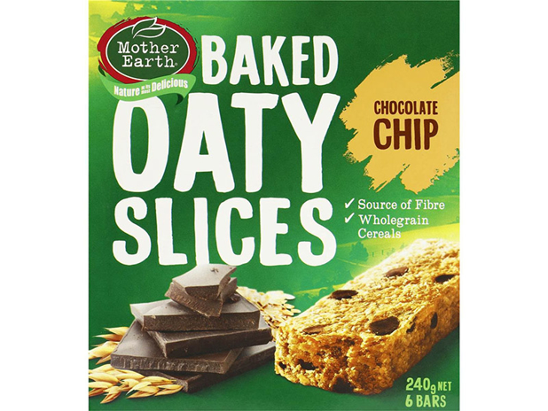 Mother Earth Chocolate Chip Oaty Slice 6 Pack