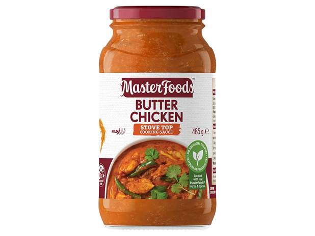 MasterFoods Simmer Sauce Butter Chicken 485g
