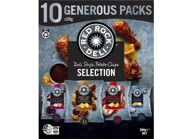 Red Rock Deli Style Potato Chips Selection 10 Pack