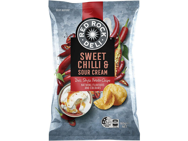 Red Rock Deli Sweet Chilli & Sour Cream Potato Chips 90g