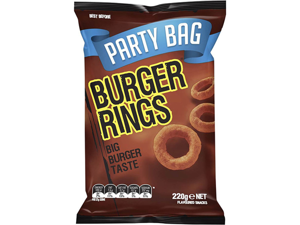 Burger Rings Party Bag 220g