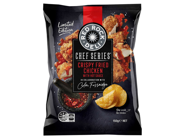 Red Rock Deli Chef Series Crispy Fried Chicken Potato Chips 150g