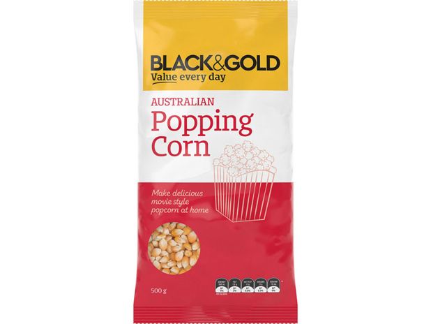 Black & Gold Popcorn 500g