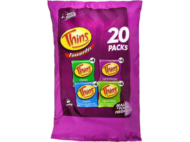 Thins Chips Multipack Thins Variety 20 Pack