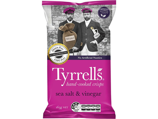 Tyrrell's Salt & Vinegar Potato Chips 165g