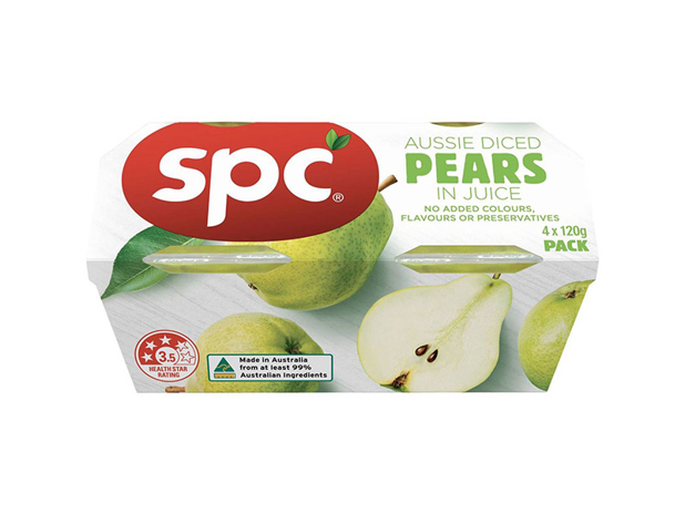 SPC Diced Pears In Juice 4 Pack