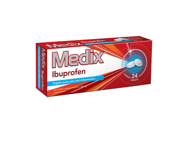Medix Ibuprofen Tablets 24 Pack