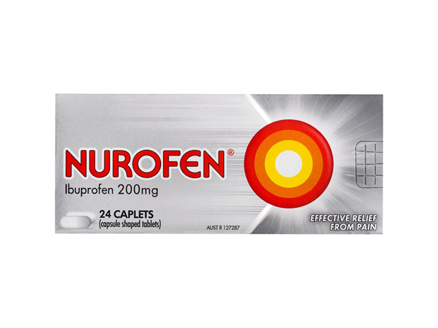 Nurofen Pain and Inflammation Relief Caplets 200mg Ibuprofen 24 Pack