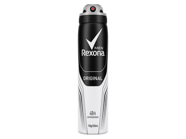 Rexona Men Antiperspirant Aerosol Deodorant Original with Antibacterial Protection 250 Millilitre