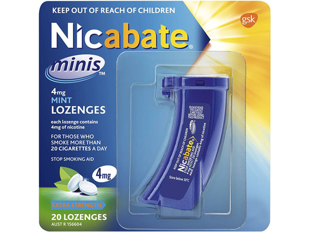Nicabate Quit Smoking Minis Lozenge 4 Mg 20 Pack
