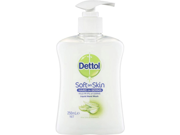 Dettol Antibacterial Liquid Hand Wash Pump Aloe Vera And Vitamin E 250 Millilitre