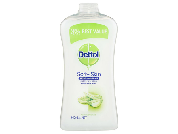 Dettol Antibacterial Liquid Hand Wash Aloe Vera and Vitamin E Refill 950 Millilitre