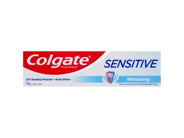 Colgate Sensitive Whitening Toothpaste, For Sensitive Teeth Pain Relief 110g