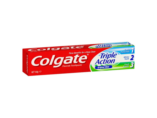 Colgate Triple Action Cavity Protection Fluoride Toothpaste Original Mint 160g