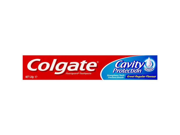 Colgate Cavity Protection Great Regular Flavour Fluoride Toothpaste with Liquid Calcium 120g