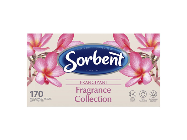 Sorbent Fragranced Collection Tissues 170 Pack
