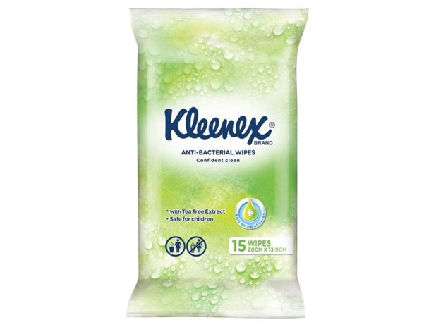 Kleenex Anti-Bacterial Wipes 15 Pack