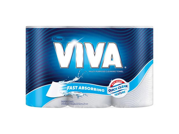 Viva Paper Towel White 3 Pack