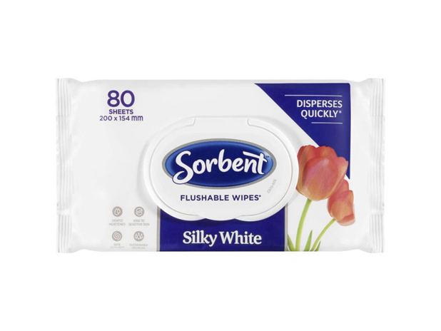 Sorbent Clean & Fresh 80 Wipes 80 Pack