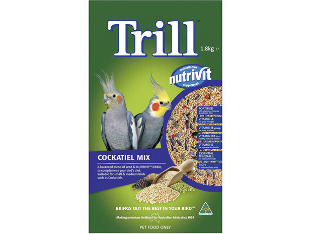Trill Cockatiel Mix 1.8 Kilogram