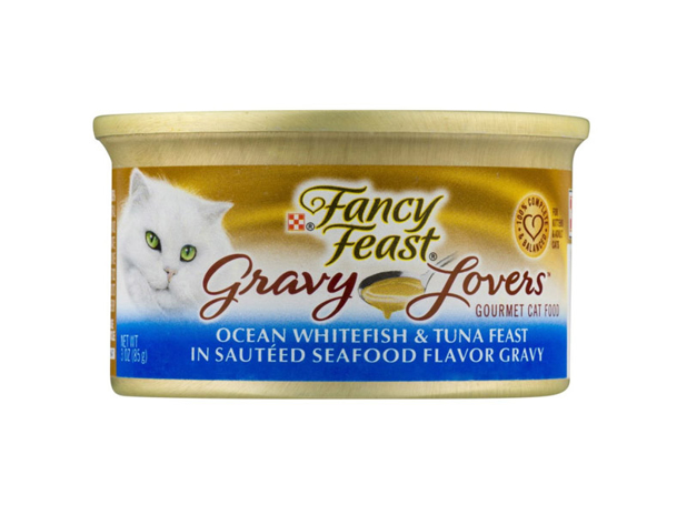 Fancy Feast Gravy Lovers Ocean Whitefish & Tuna Feast in Sauteed Seafood Flavor Gravy 85g