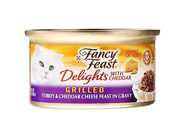 Fancy Feast Cat Food Delights With Turkey & Cheddar Cheese 85g