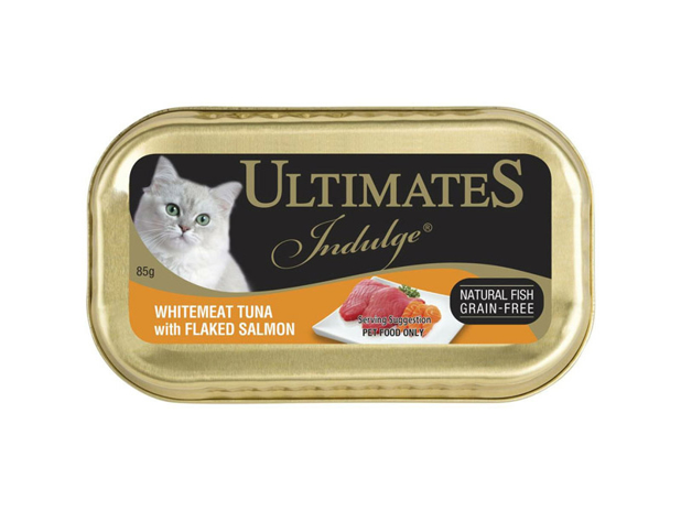 Ultimates Indulge Adult Cat Food Whitemeat Tuna With Salmon 85g