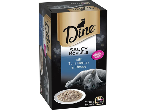 Dine Saucy Morsels With Tuna Mornay & Cheese 7 Pack