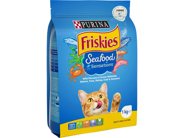 PURINA FRISKIES Adult Seafood Sensations Dry Cat Food 1 Kilogram