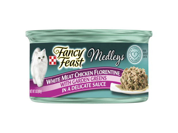 Fancy Feast Adult Medleys White Meat Chicken Florentine With Garden Greens In A Delicate Sauce Wet C