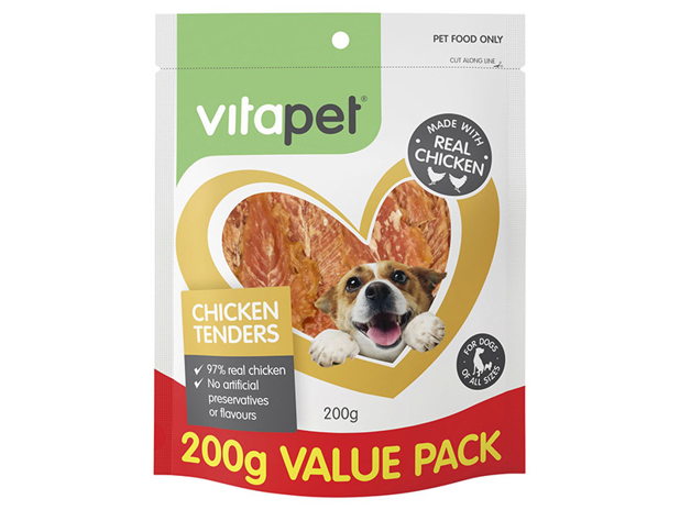 VitaPet Dog Treats Chicken Tenders 200g