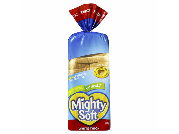 Mighty Soft Thick Sliced White Bread 650g