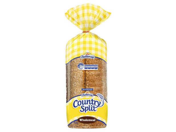 Buttercup Country Split Bread Wholemeal 450g