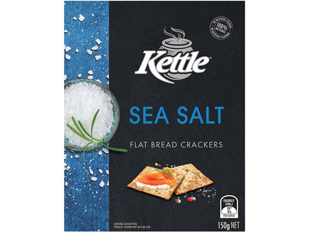 Kettle Flat Bread Crackers Sea Salt 150g
