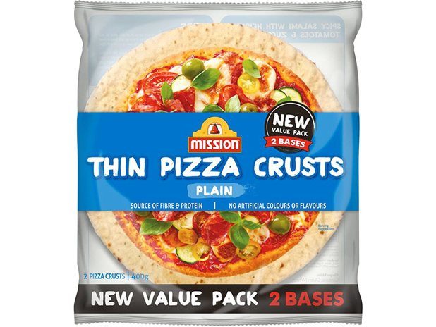 Mission Pizza Crust Plain 2 Pack