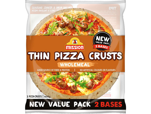Mission Pizza Base Wholemeal 2 Pack