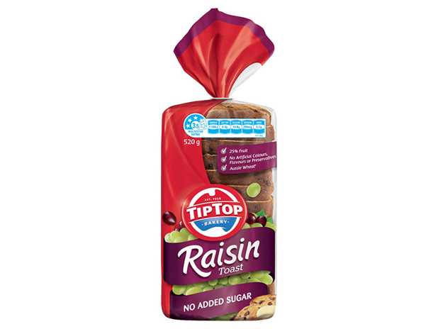 Tip Top Raisin Toast Bread 520g