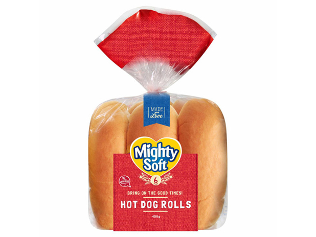 Mighty Soft Roll Hotdog 6 Pack