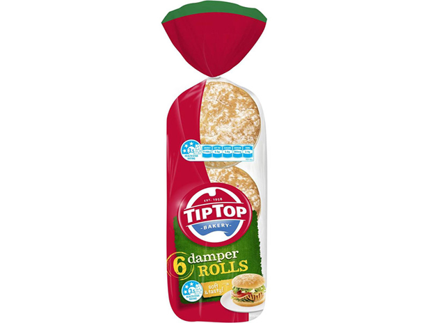 Tip Top Bread Roll Damper 6 Pack