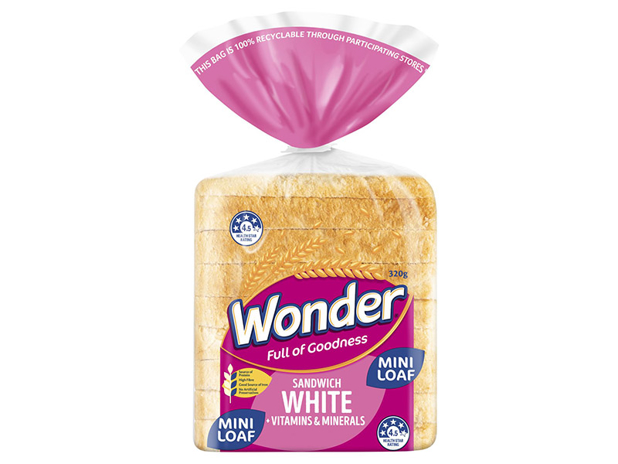 Wonder High Fibre White Sliced Bread Sandwich 350g