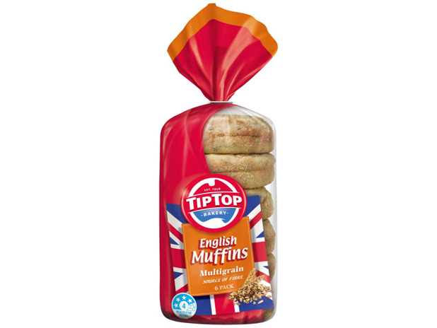 Tip Top English Muffins Multigrain 6 Pack