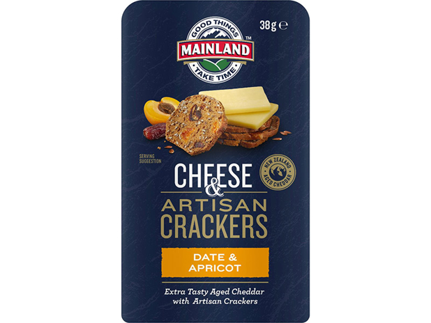 Mainland Cheese & Artisan Crackers Date & Apricot 38g