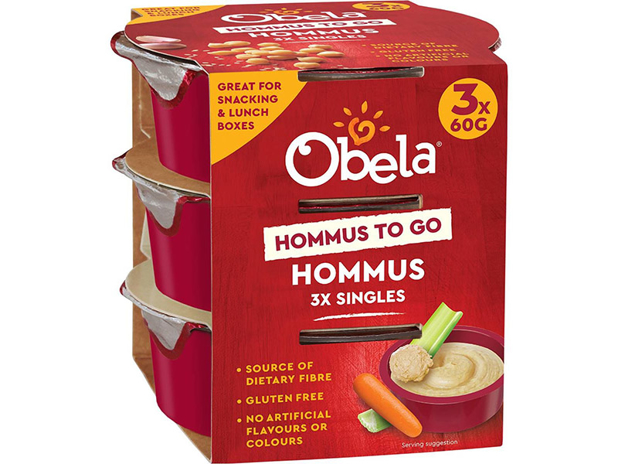 Obela Smooth Classic Hommus Singles 3 Pack