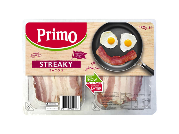 Primo Streaky Bacon 430g
