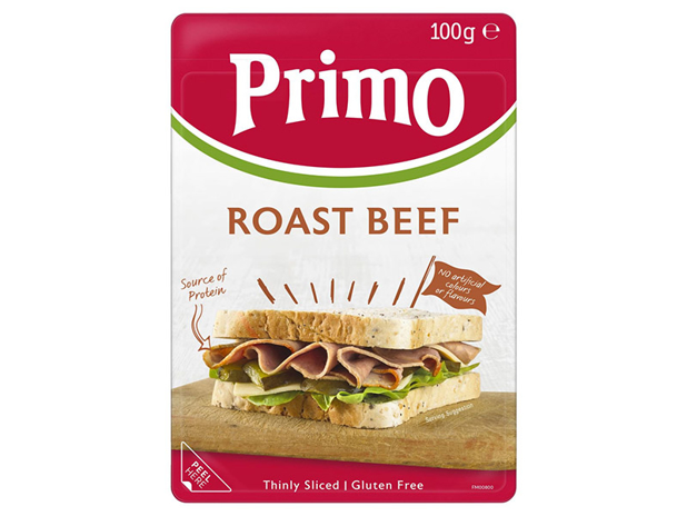 Primo Thinly Sliced Roast Beef 80g