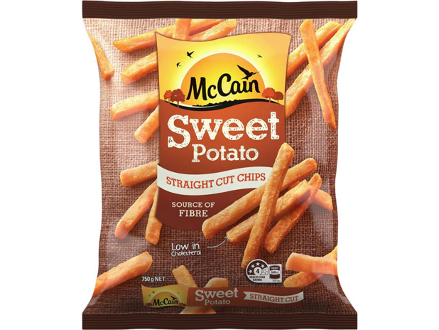 McCain Straight Sweet Potato Chips 750g