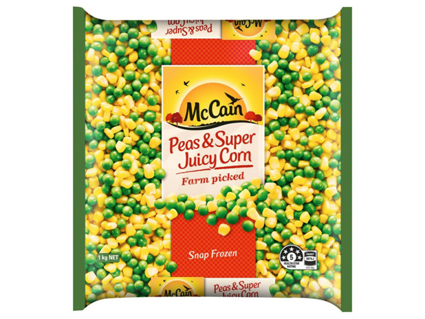 McCain Peas & Super Juicy Corn 1 Kilogram