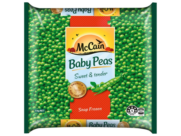 McCain Premium Baby Peas 1 Kilogram